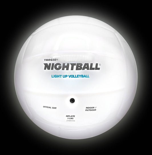 NightBall® Volleyball: White