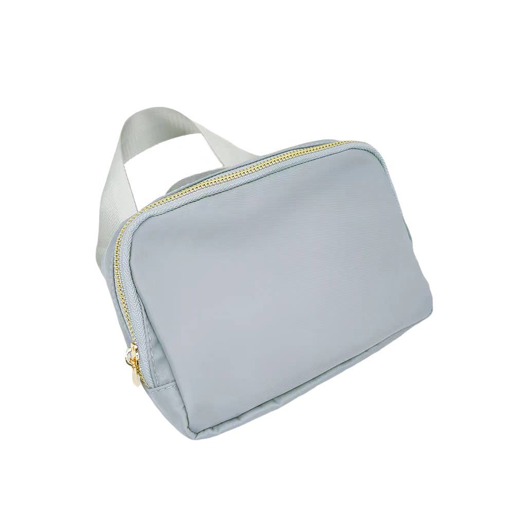 Varsity Collection Gray Fanny Waist Pack Belt Bag