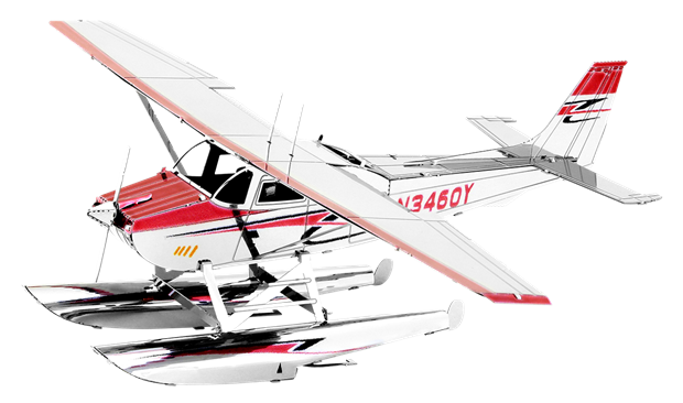 Model Kit Cessna 182 Floatplane - COLOR - Einstein's Attic