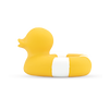 Flo the Floatie, A natural Rubber Duckie - Einstein's Attic