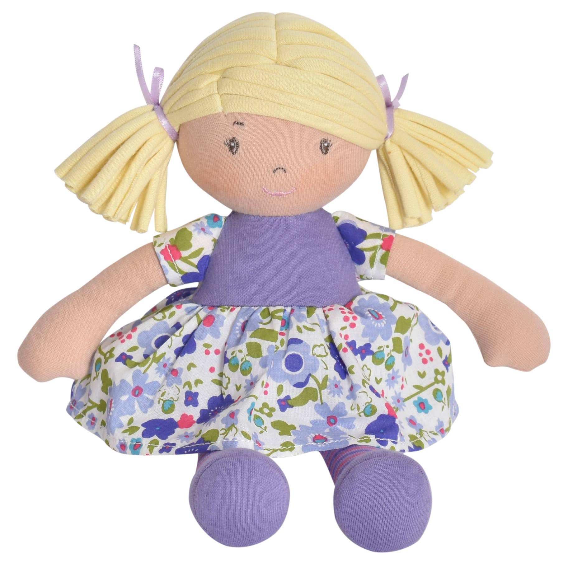 Lil'l Peggy - Blonde Hair With Lilac &  Pink Dress - Einstein's Attic