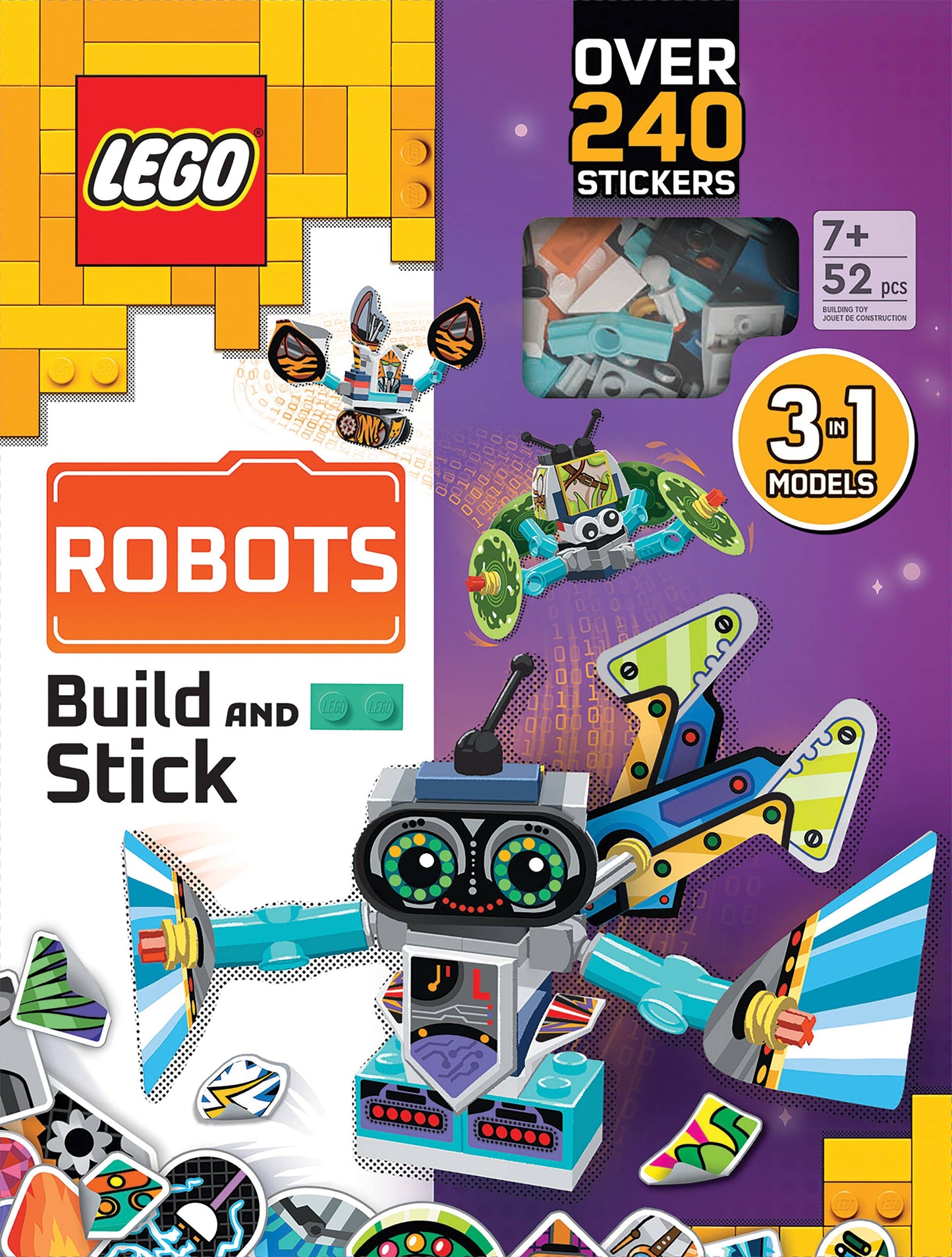 LEGO(R) Books. Build and Stick: Robots (HC)