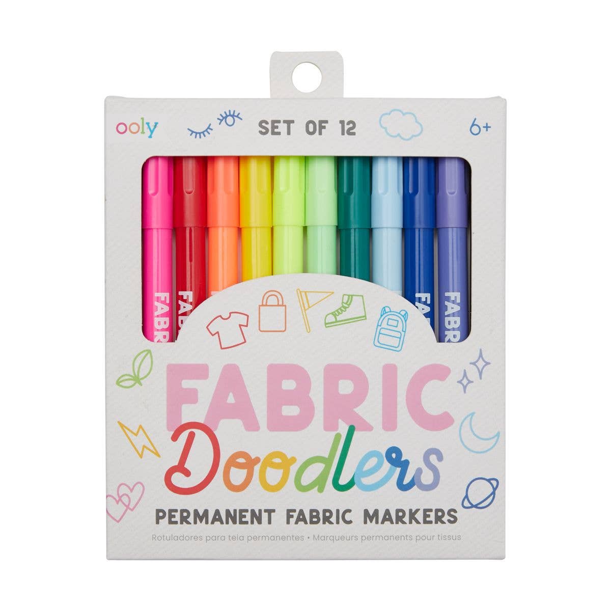 Fabric Doodlers Markers - Set of 12 - Einstein's Attic