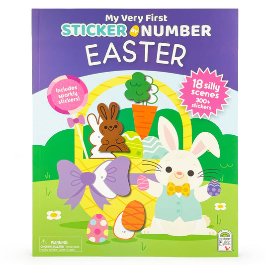 Easter: My Very First Sticker by Number activity book