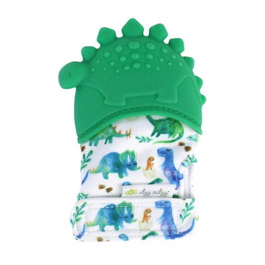 Silicone Teething Mitts Dinosaur - Einstein's Attic