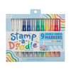 Stamp-A-Doodle Double-Ended Markers - Set of 12