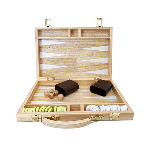 Wooden Backgammon - Einstein's Attic