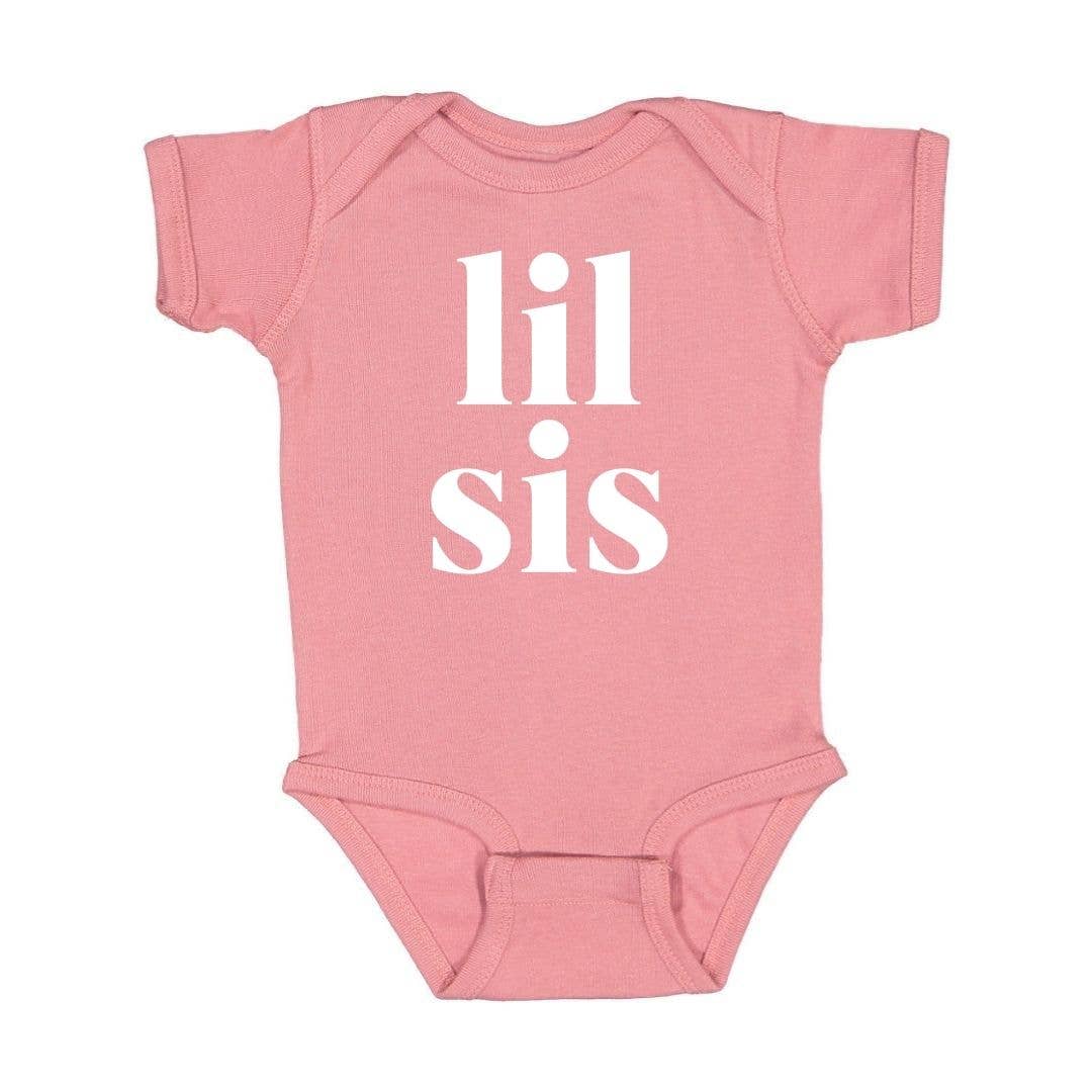 Lil Sis Short Sleeve Bodysuit - Pregnancy Announcement - Einstein's Attic