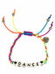 Dance (Bright Neon) Adjustable Braided Bracelet
