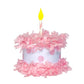 Birthday Cake Mini Tabletop Pinata- Blue/ Pink/ Rainbow - Einstein's Attic