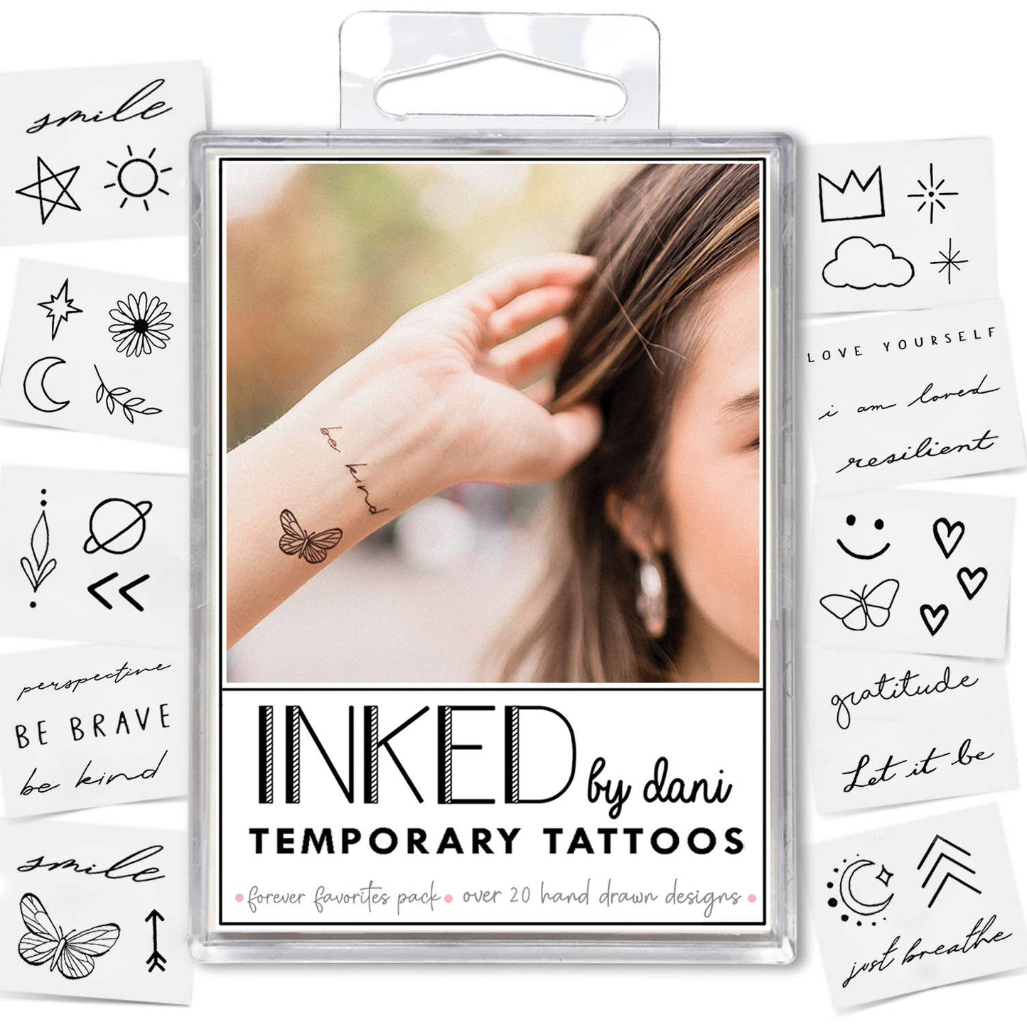 Forever Favorites Temporary Tattoo Pack