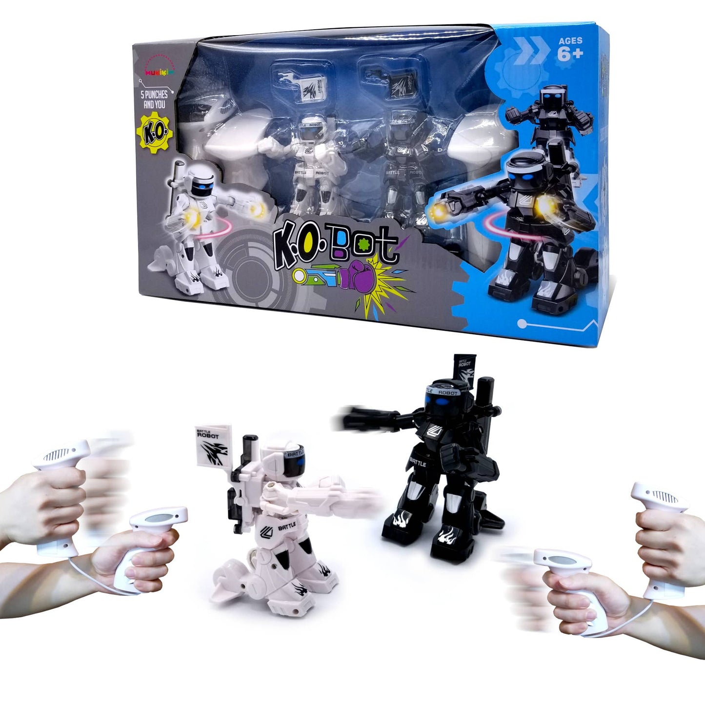 Science Bot - KO Bot. 2 Player RC Boxing Robots Fight To Win! - Einstein's Attic