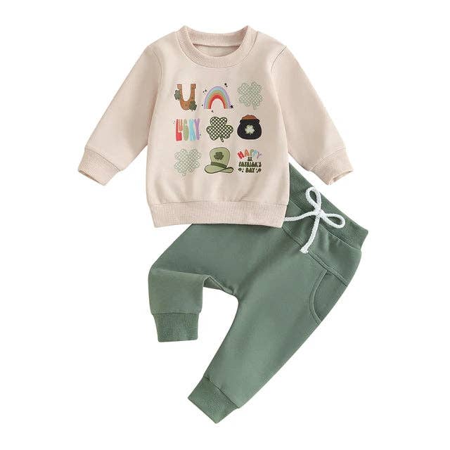 Shamrocks & Rainbows-Loungewear Set