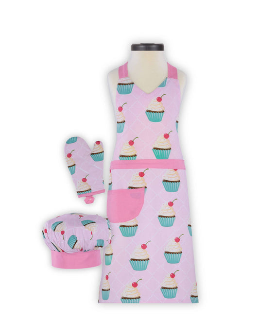 Kitchen. Child Apron Set-Cupcake Deluxe - Einstein's Attic