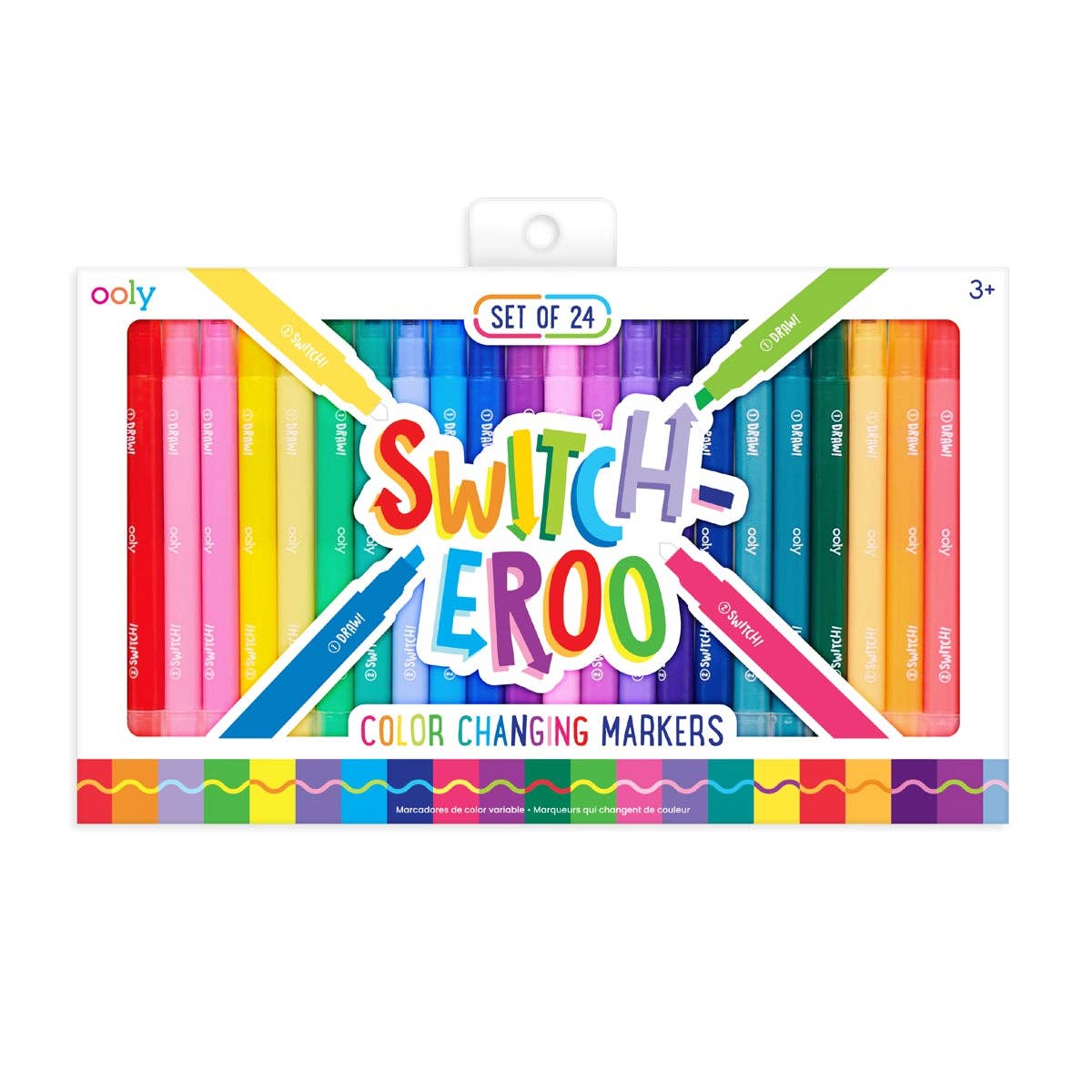 Switch-eroo! Color-Changing Markers - Set of 24 - Einstein's Attic