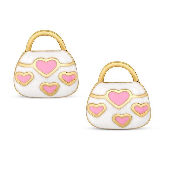 Handbag Stud Earrings - Einstein's Attic