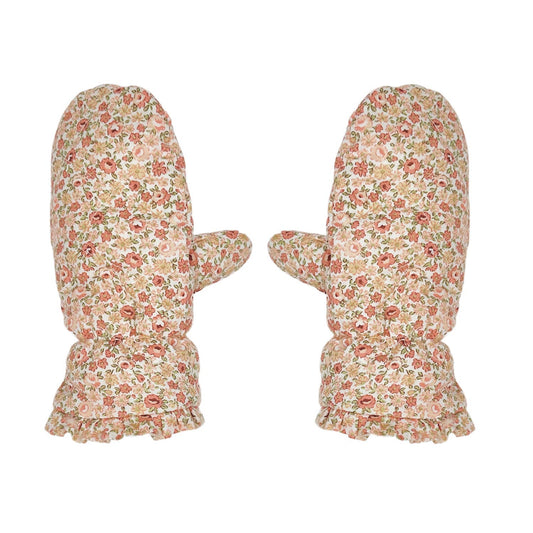 Margot Floral Quilted Mittens