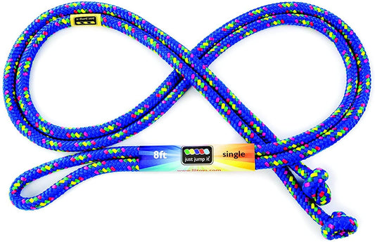 Blue 8Ft Jump Rope - Confetti  By Just Jump It