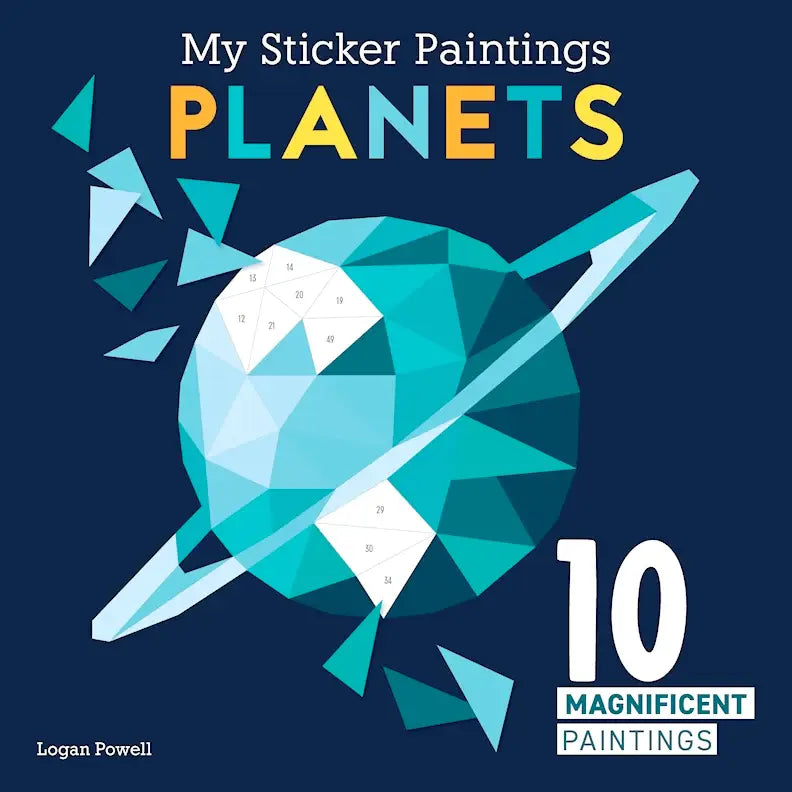 Activity Book - My Sticker Paintings: Planets
