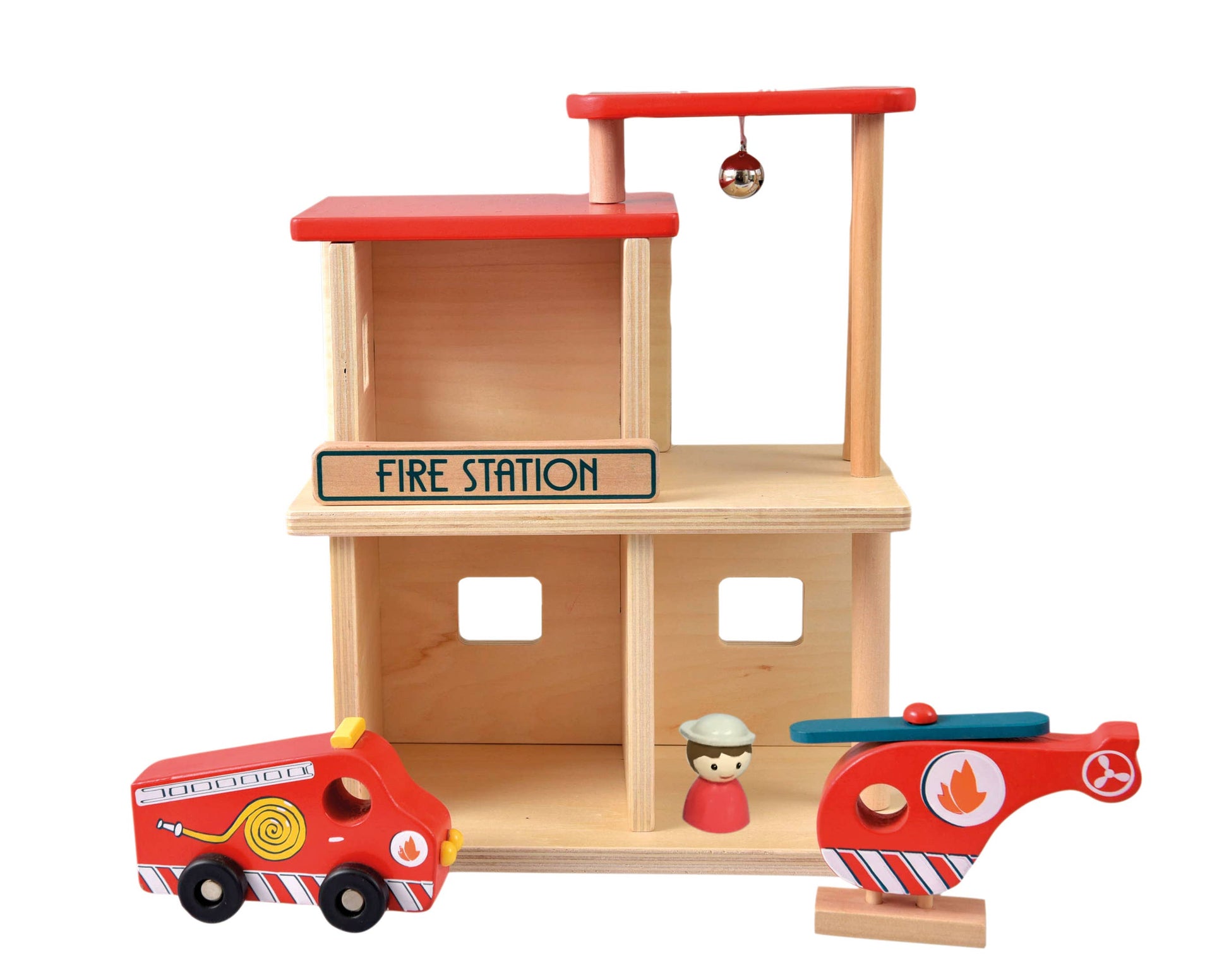 Wooden Fire Station - Einstein's Attic