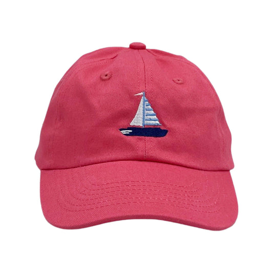 Sailboat Baseball Hat- NO BOW ages 2-7