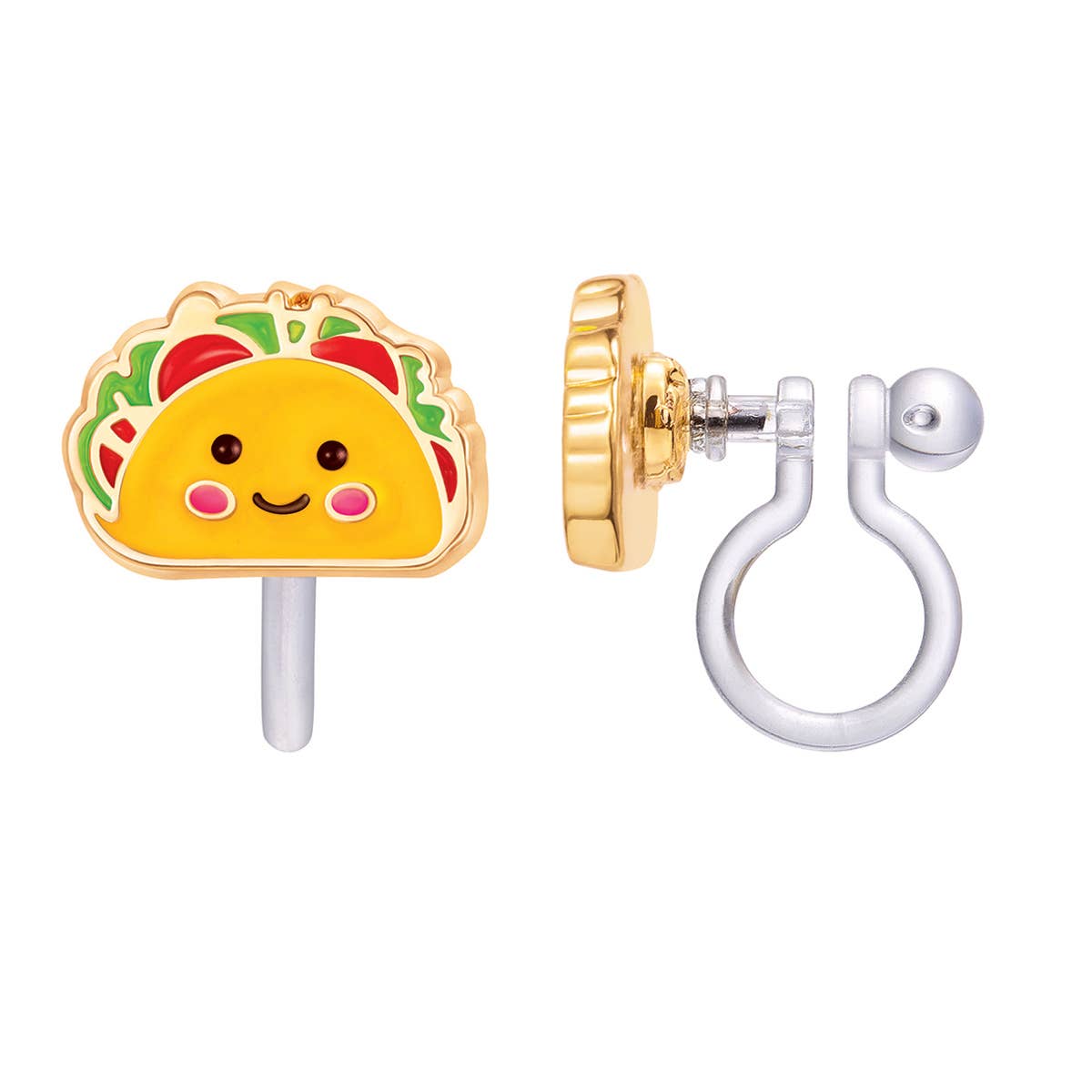 CLIP ON Cutie Earrings- Taco Belle