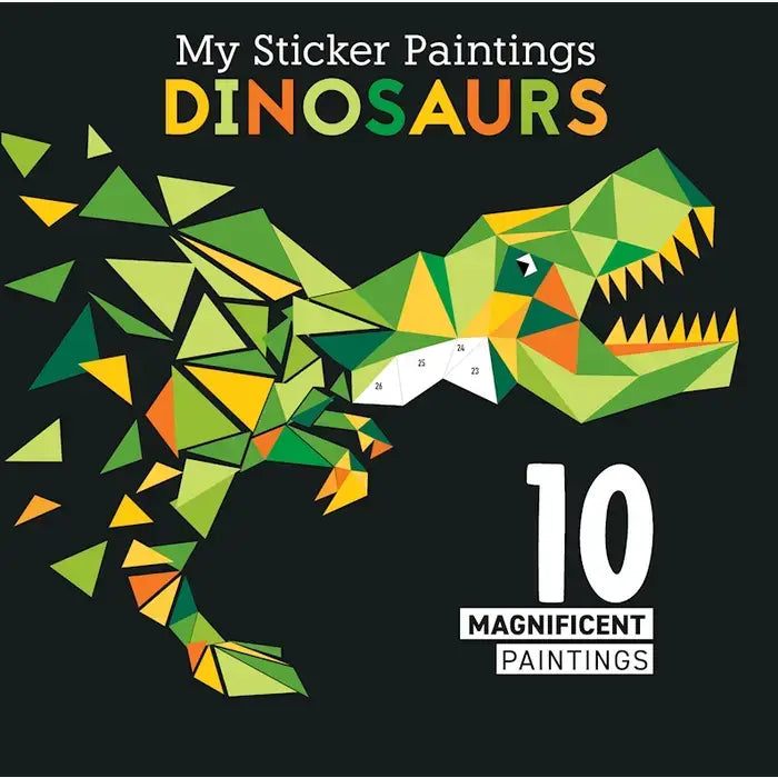Activity Book - My Sticker Paintings: Dinosaurs