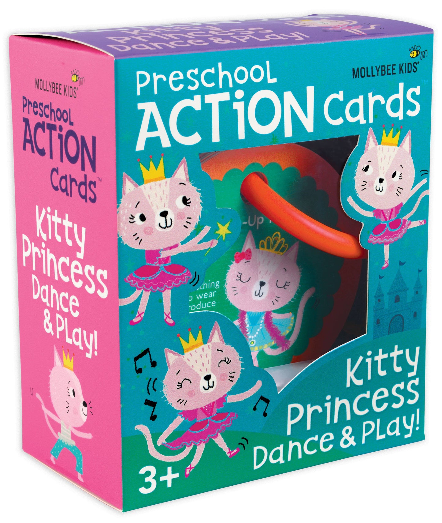 Preschool Action Cards Kitty Princess Dance & Play!