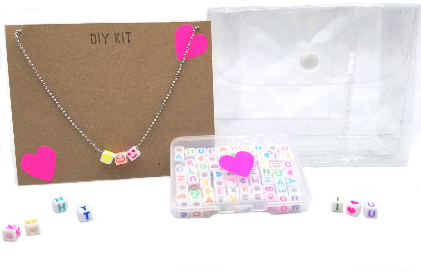 Kids DIY Alphabet Necklace Kit