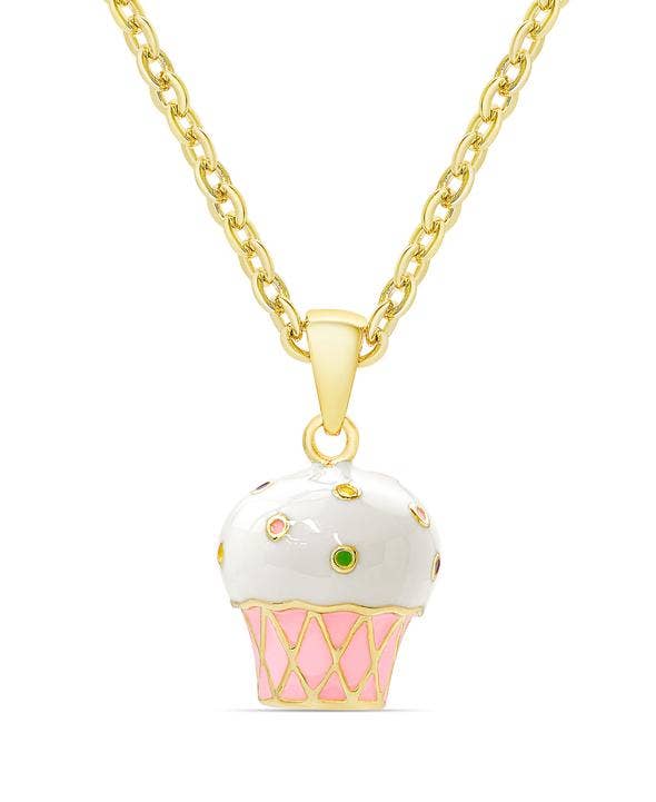 3D Cupcake Pendant - Einstein's Attic