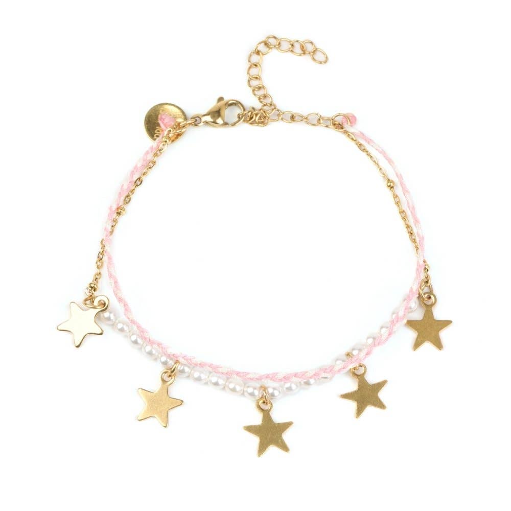 Pearls & Stars Bracelet