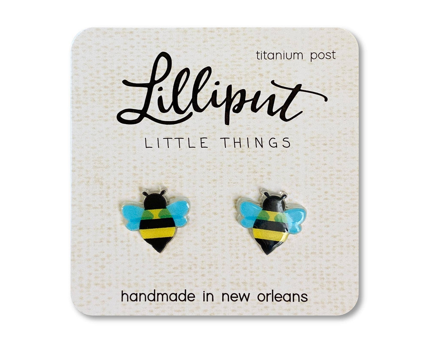 Earrings Honey Bee - Einstein's Attic