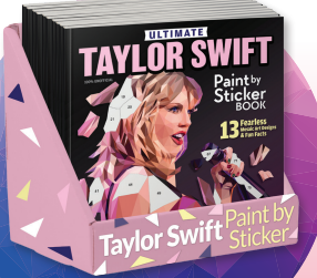 Activity Book - Taylor Swift Sticker Painting w/ Display