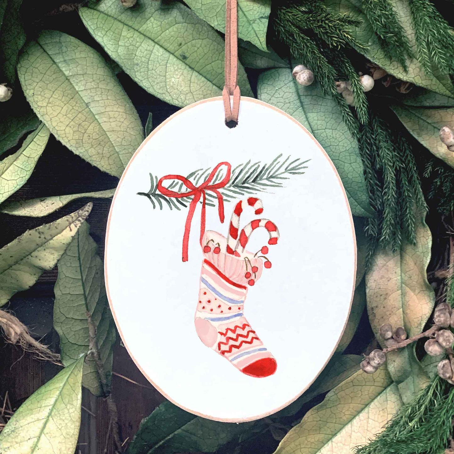 Ornament, Christmas Candy Stocking