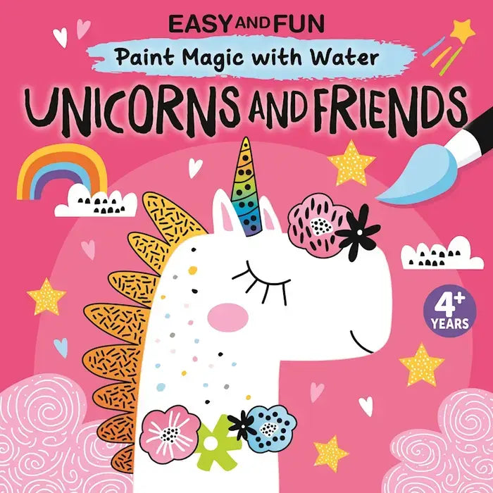 Painting Book - Paint Magic with Water: Unicorns and Friends