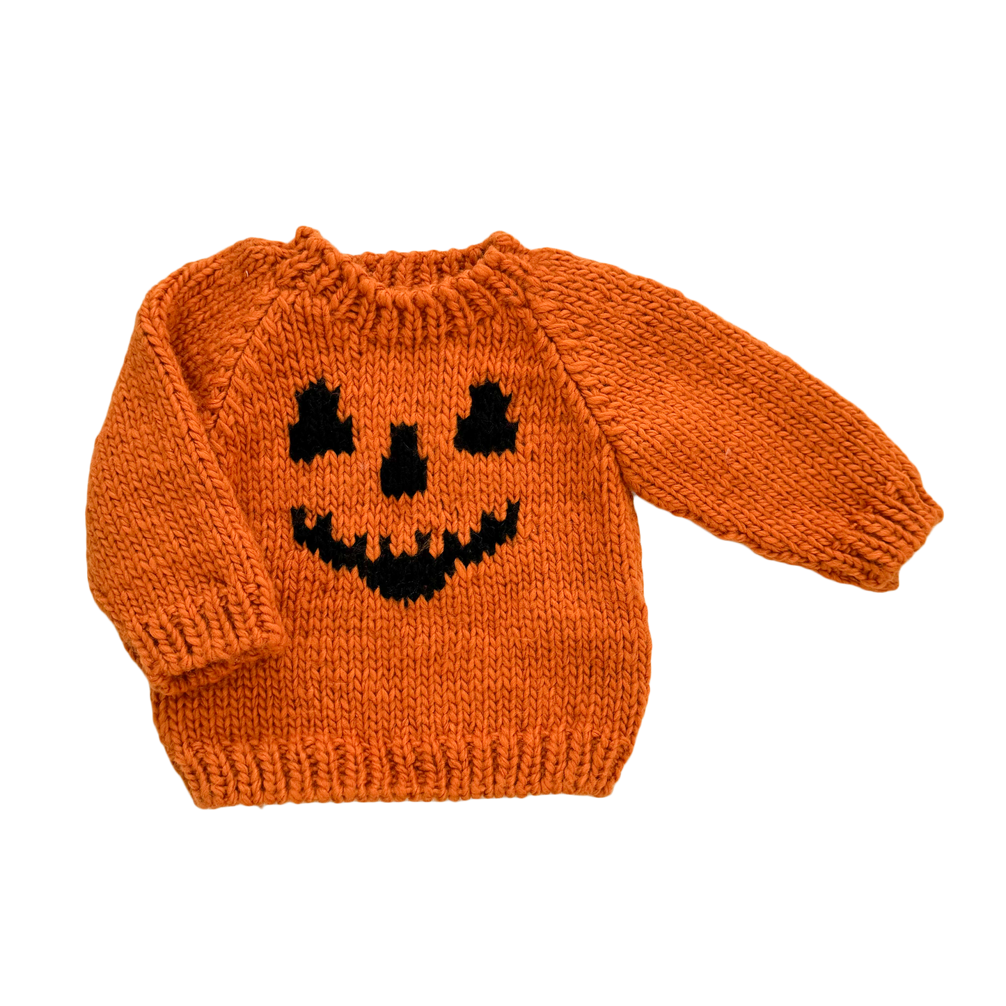 Jack-o-lantern Sweater, Orange | Baby Kid Halloween Pumpkin