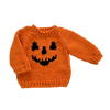 Jack-o-lantern Sweater, Orange | Baby Kid Halloween Pumpkin