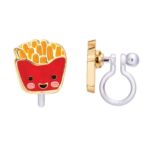 CLIP ON Cutie Earrings- French Fry Friends