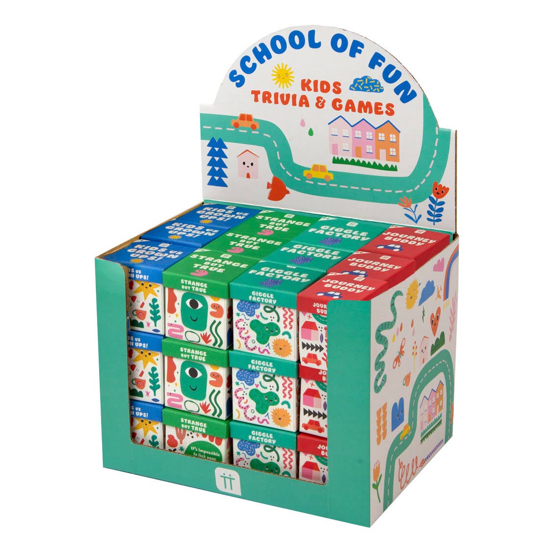 Kids Trivia and Games POS Unit - Stocking Stuffers