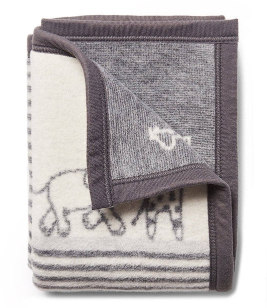 Jungle Walk Grey Mini Blanket from ChappyWrap