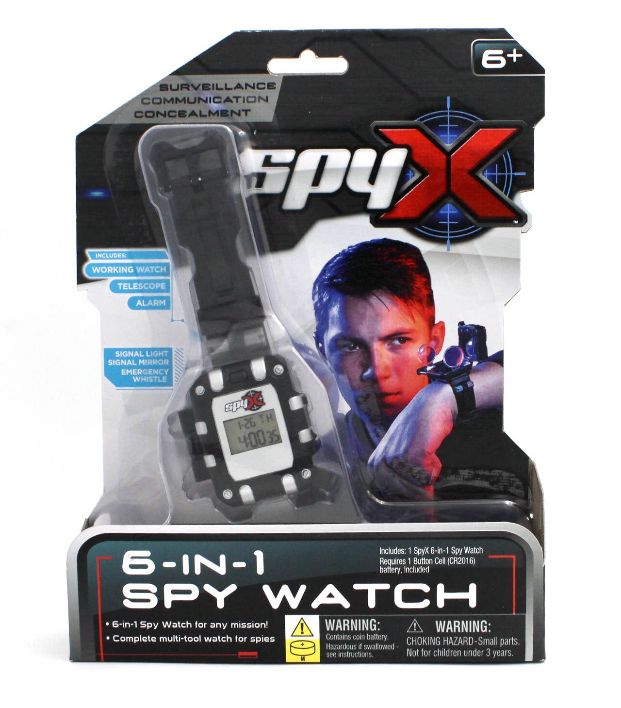 SpyX 6-In-1 Spy Watch - Multi Function Spy Watch for Kids