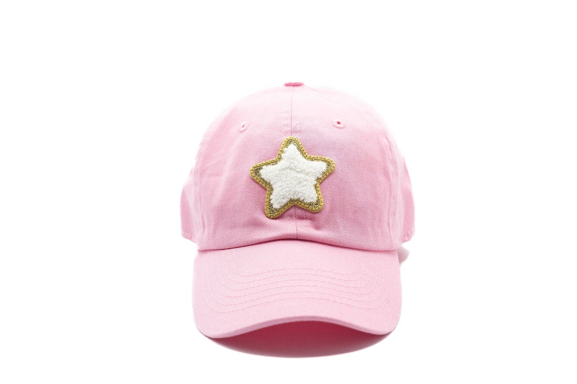 Light Pink Terry Star Hat - Einstein's Attic