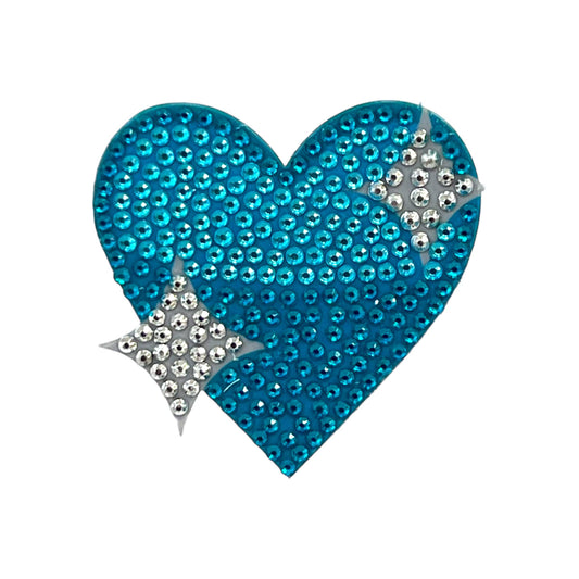 Blue Sparkling Heart