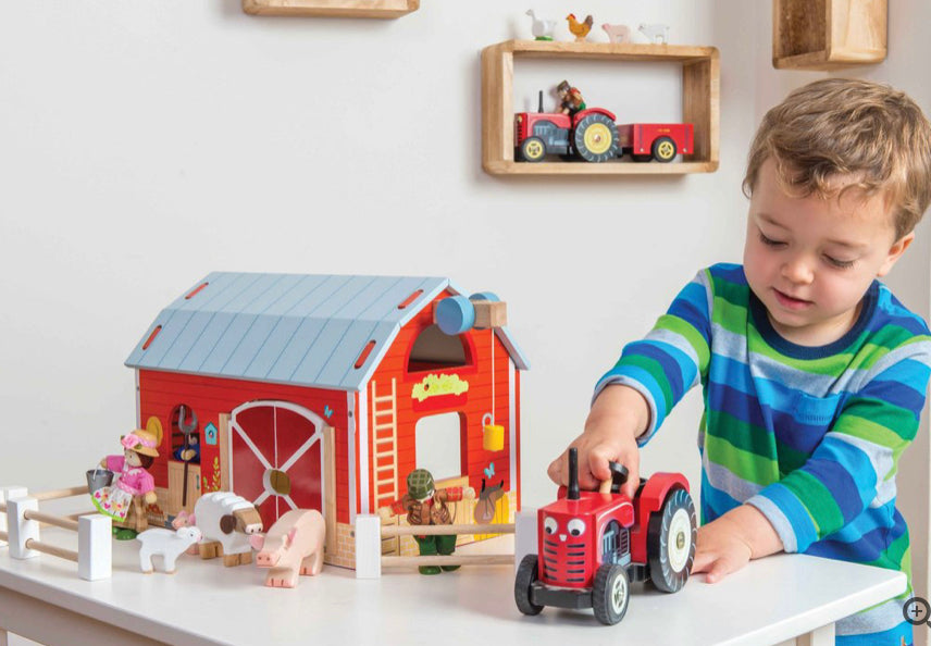 Red Barn or Tractor - Einstein's Attic
