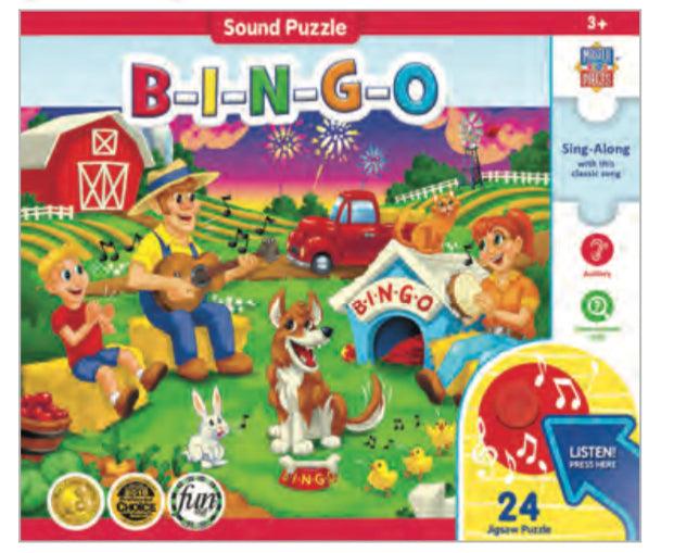 SING-ALONG SOUND PUZZLES 24 PC - Einstein's Attic