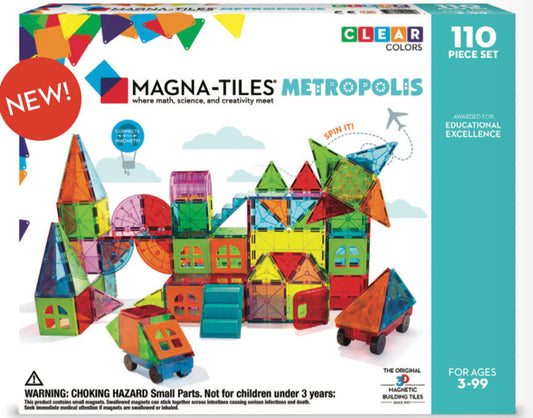 Magna-Tiles Metropolis 110 Pieces - Einstein's Attic