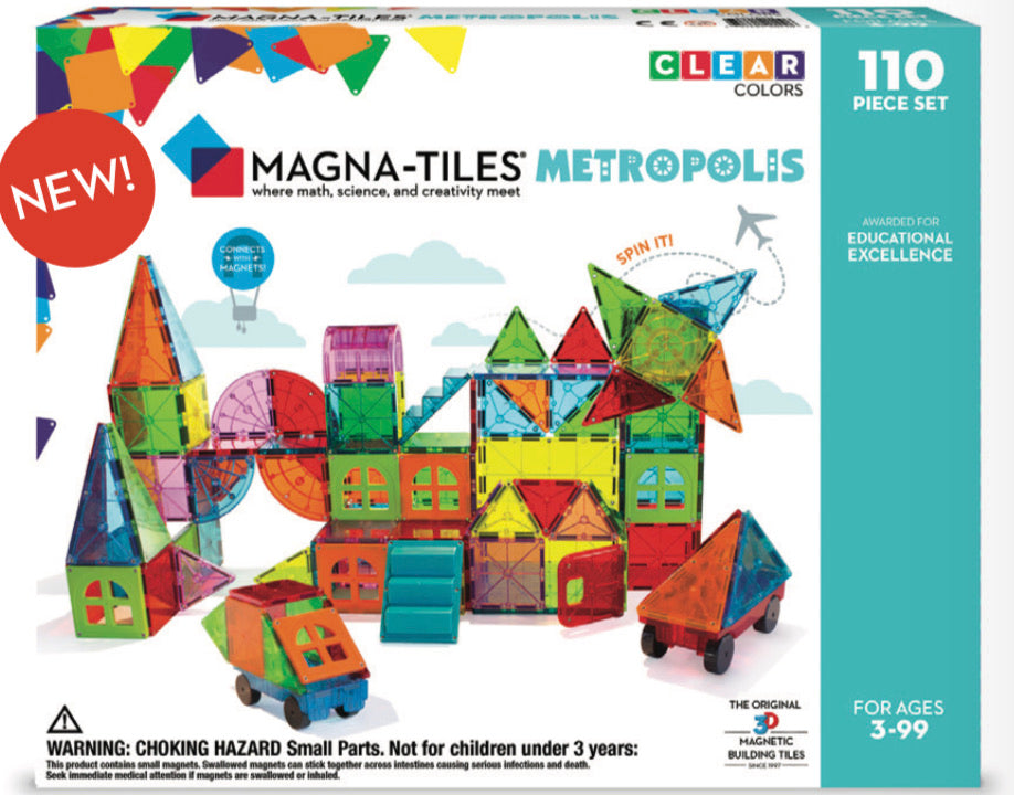 Magna-Tiles Metropolis 110 Pieces - Einstein's Attic