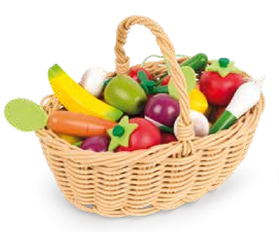 24 PCS FRUITS AND VEGETABLES BASKET - Einstein's Attic