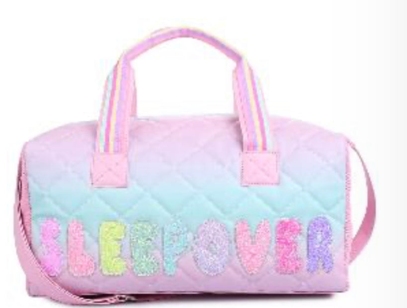 Sleepover Ombre Quilted Duffle