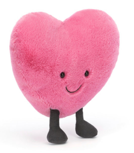 Amuseables Heart Pink Large 7”